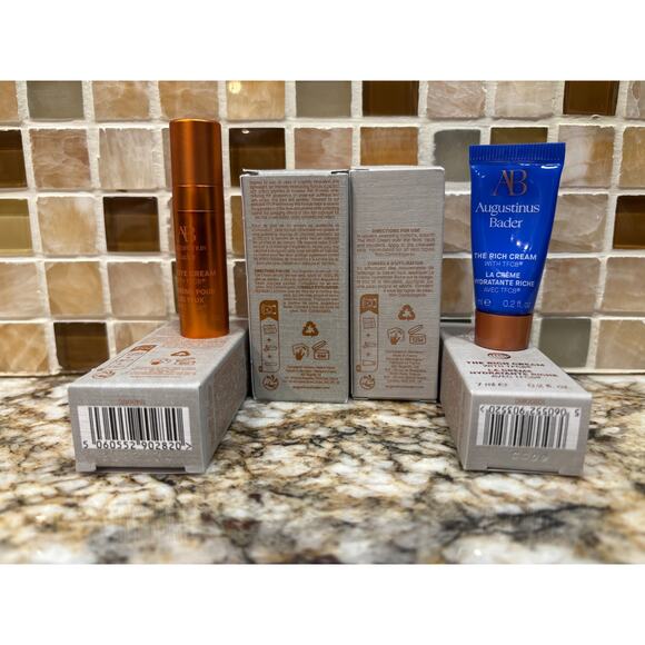 Augustinus Bader Deluxe Sample 4-Piece Value Set (2 Eye Cream & 2 Rich Cream) - Picture 3 of 3